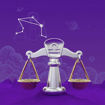 Picture of HOROSCOPE KEYRING - LIBRA